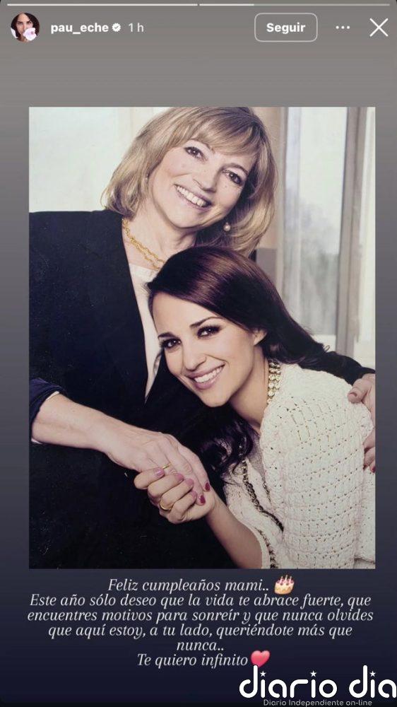 Paula Echevarría felicita a su madre en un cumpleaños especialmente difícil tras la muerte de su padre