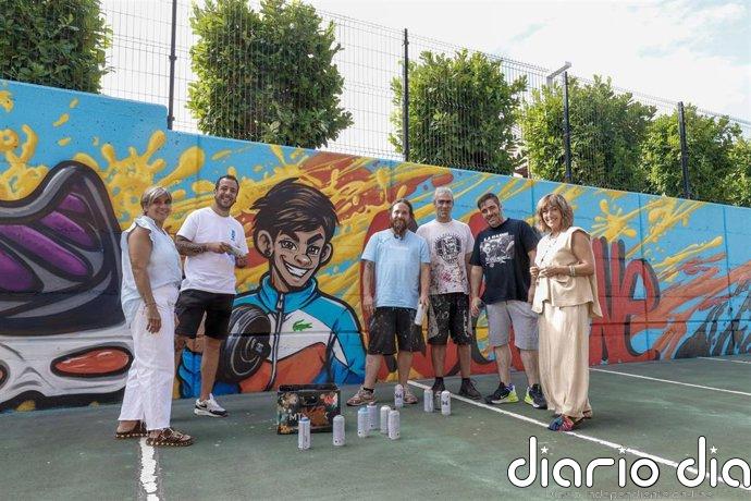 Polanco inaugura un mural en recuerdo a Carlos Cubillas, el joven que murió en la agresión del apeadero de Boo