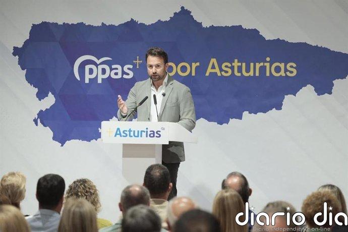 Queipo (PP) anuncia un plan de recuperación para Asturias tras el "suspenso rotundo" de Barbón (PSOE)