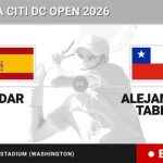 Rafael Jodar - Alejandro Tabilo, en directo hoy: sigue el partido de Mubadala Citi DC Open