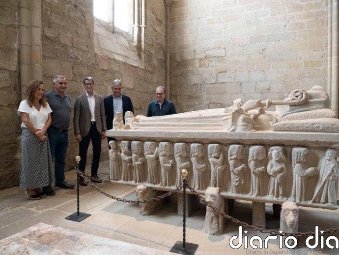 Renovado el sistema de iluminación del Monasterio de Santa María del Salvador de Cañas