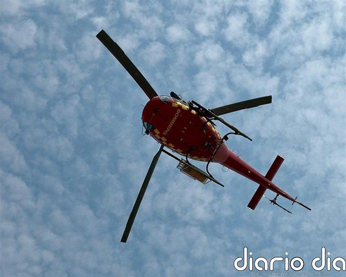 Rescatada una mujer herida tras caer en una zona de piedras en el Delta en Llucmajor