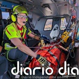 Rescatado en helicóptero un ciclista herido tras sufrir una caída en Cabrerizos (Salamanca) Sucesos.- Rescatado en helicóptero un ciclista herido tras sufrir una caída en Cabrerizos (Salamanca)
