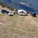 Rescatan en helicóptero a un corredor indispuesto durante una carrera de trail en Posada de Valdeón (León)