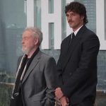 Ridley Scott y Jacob Elordi presentan ‘La constelación del perro’ junto a Jasper, el pastor belga