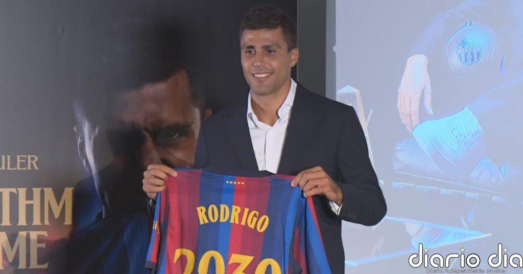 Rodri: “Tenía alguna otra opción, pero el Barça siempre fue la primera”