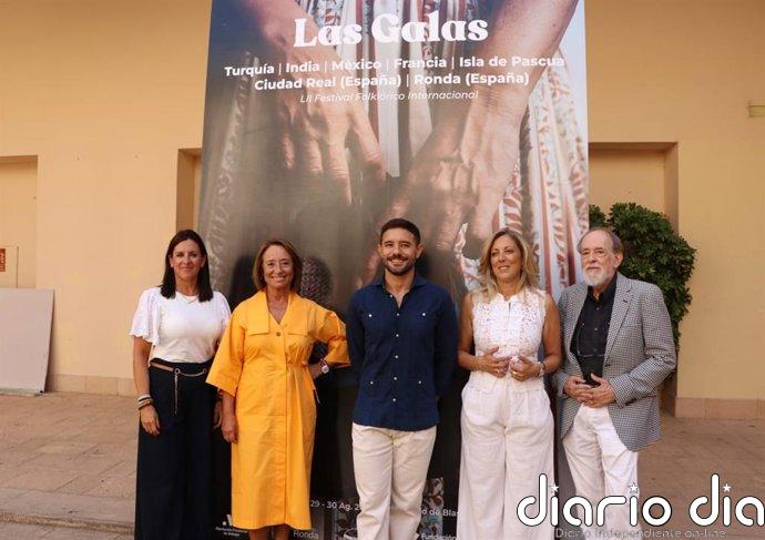 Ronda (Málaga) celebrará sus LII Galas Folclóricas con apoyo de la Diputación en la previa de su Feria