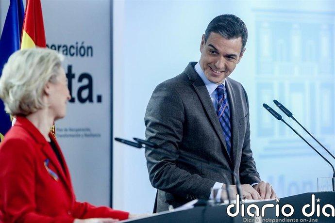 Sánchez traslada a Von der Leyen su "preocupación" por la reacción de gobiernos europeos tras la crisis en Ceuta