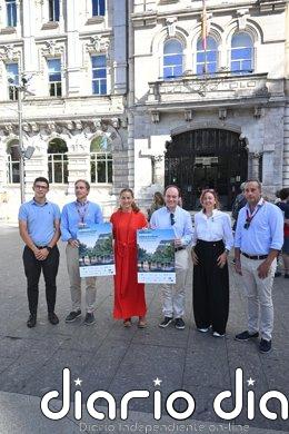 Santander acogerá el 5 de septiembre la 'Marcha contra el cáncer', que promueve el ejercicio físico y recauda fondos Presentación 'Marcha contra el cáncer'.