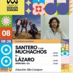 Santero y Los Muchachos y Lázaro protagonizarán este sábado una nueva jornada del ciclo Campoo Estación Sonora