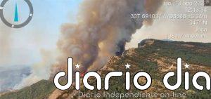 Se complica el incendio de Riglos (Huesca), que afecta a 8.000 hectáreas y amenaza San Juan de la Peña