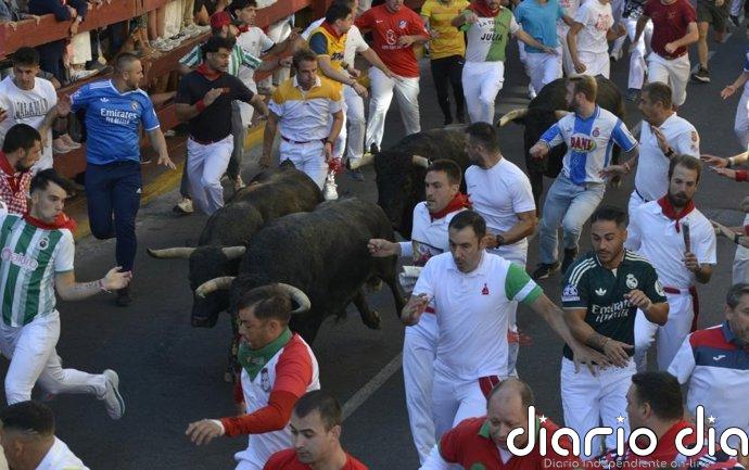 Seis heridos en un sexto encierro de las fiestas de 'Sanse' que ha contado con 2.500 corredores