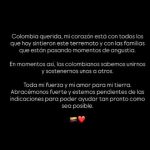 Shakira, Sebastián Yatra, Maluma y otros artistas colombianos se vuelcan con su país tras el devastador terremoto