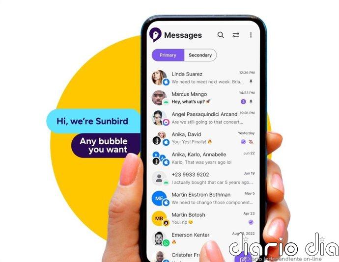 Sunbird relanza su 'app' para usar iMessage en Android con garantías de seguridad y nuevas funciones