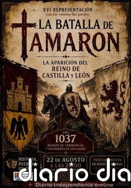 Tamarón (Burgos) reúne este sábado a más de 70 participantes en la XVI Representación de la Batalla de 1037
