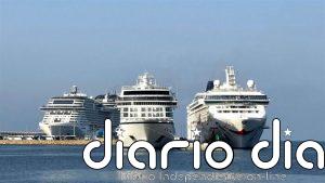 Tarragona Cruise Port recibió este domingo la escala simultánea de tres cruceros