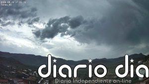 Tormentas torrenciales dejan 186 l/m2 en Bejís, granizo y vientos de más de 100 km/h