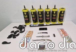 Tres multirreincidentes detenidos en Salou (Tarragona) por traficar con hachís y gas de la risa