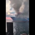 Tres tripulantes resultan gravemente heridos tras un ataque con drones contra un buque de carga cerca del puerto ruso de Novorossiysk