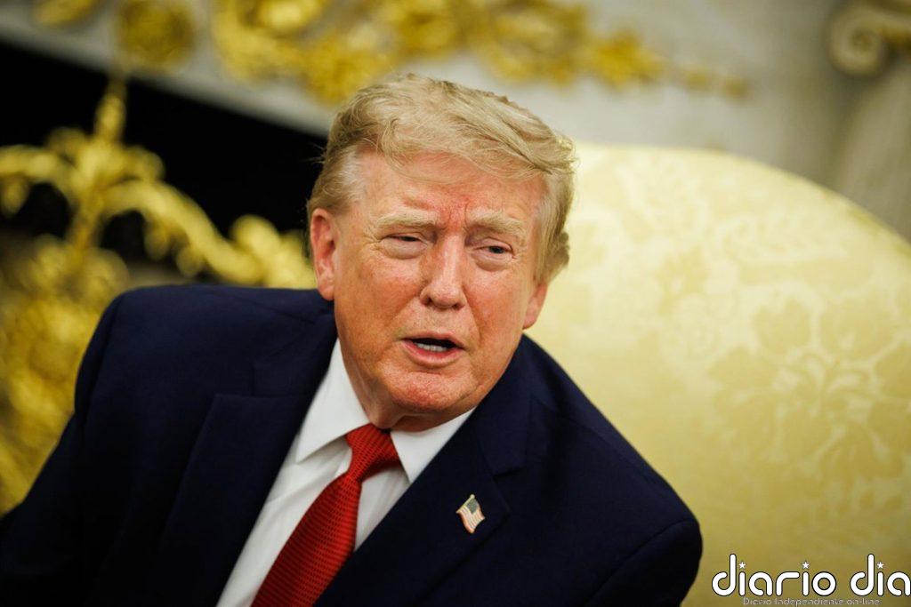 Trump publica una imagen en la que declara el estrecho de Ormuz como "nuevo territorio" de EEUU