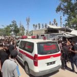 Un ataque aéreo israelí mata a nueve palestinos en un puesto policial en Gaza