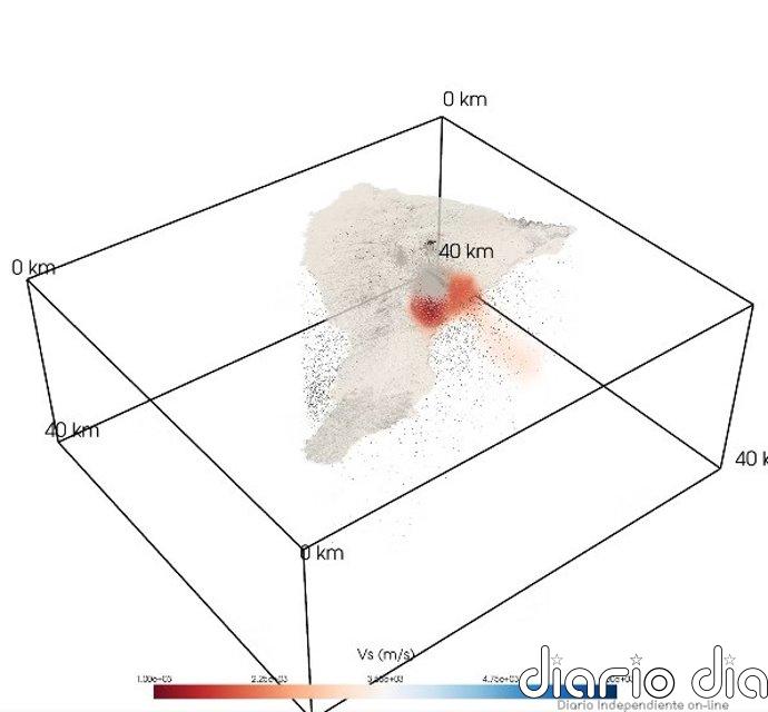 Un estudio identifica la principal zona de acumulación magmática profunda en la isla de Tenerife