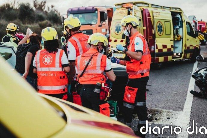 Un herido grave tras un accidente de moto acuática cerca del puerto de Palma