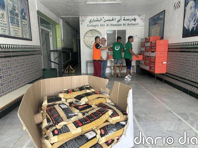 Una ONG de Ceuta reparte más de 12.000 comidas entre migrantes desde la entrada masiva