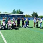 Utebo (Zaragoza) marca un gol por Aspace Zaragoza en una jornada de fútbol, redes y solidaridad