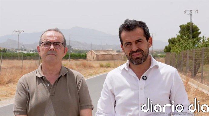 Vox reclama el arreglo integral y el ensanche de la carretera de acceso a La Hoya del Campo en Abarán
