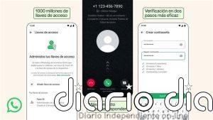 WhatsApp amplía la seguridad: permite añadir varias llaves de acceso y mostrará información en llamadas de desconocidos