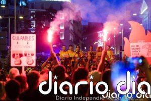 Acampada en la Puerta del Sol tras la marcha por la vivienda para exigir la aprobación del 'decreto Maricarmen'