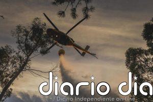 Activo un incendio forestal en Vilardevós (Ourense)