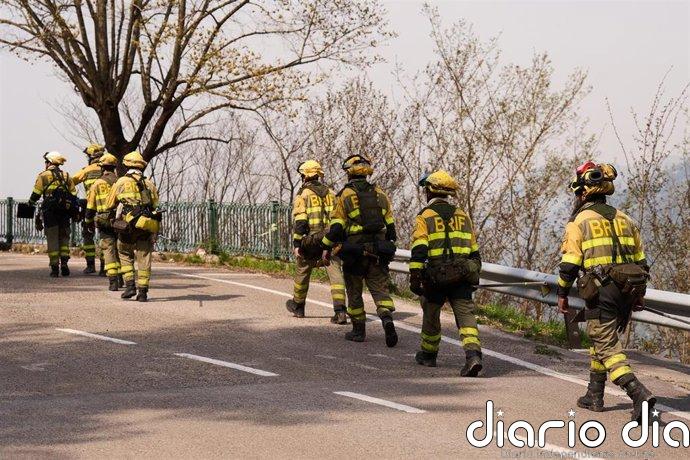 Activos tres incendios forestales en Cantabria