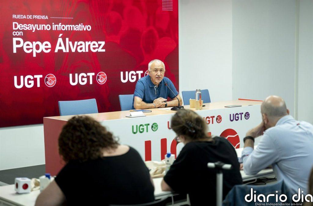 Álvarez (UGT) exige al Gobierno retirar la notificación telemática de la IT y anuncia que lo impugnará