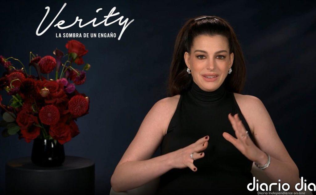 Anne Hathaway reflexiona sobre la verdad en 'Verity' y apunta a un preocupante cambio "en los pilares sociales"