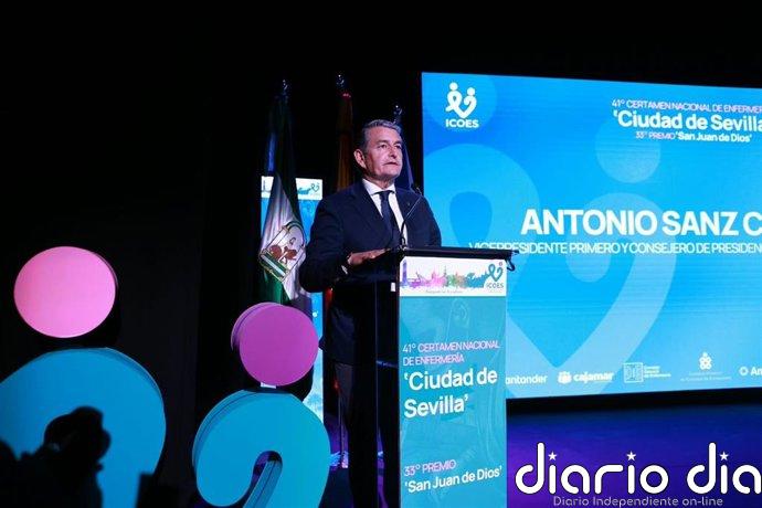 Antonio Sanz destaca el XLI Certamen Nacional de Enfermería como "referencia" del reconocimiento a la innovación