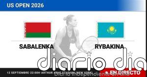 Aryna Sabalenka - Elena Rybakina, en directo hoy: sigue el partido de US Open WTA