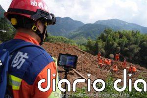 Ascienden a 16 los muertos por los deslizamientos de tierra en el sureste de China debido al tifón 'Saudel'