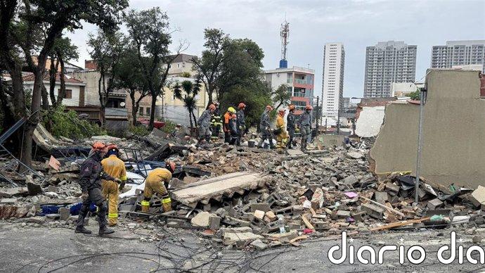 Ascienden a seis los muertos por el derrumbe de una vivienda en São Paulo (Brasil) a causa de fuertes lluvias
