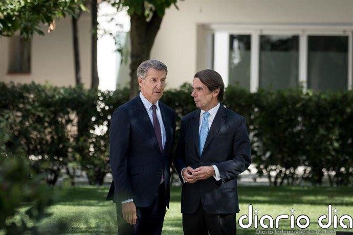 Aznar ve una urgencia nacional que gane Feijóo pero pide "cabeza fría" porque habrá que navegar por "aguas turbulentas"