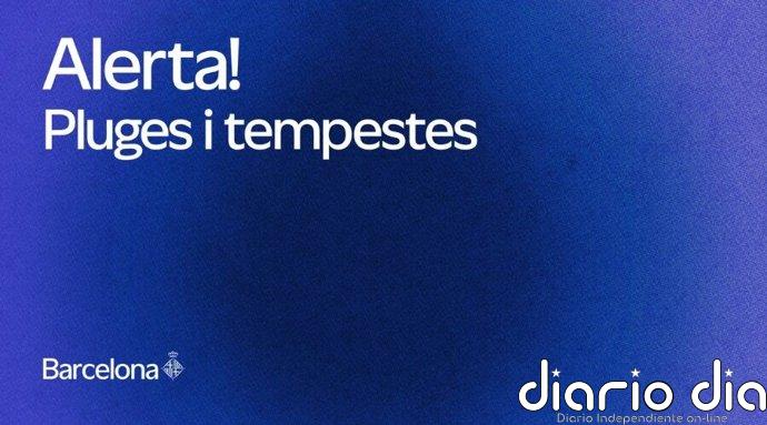 Barcelona activa el Plan de Emergencia por insuficiencia drenante por las lluvias