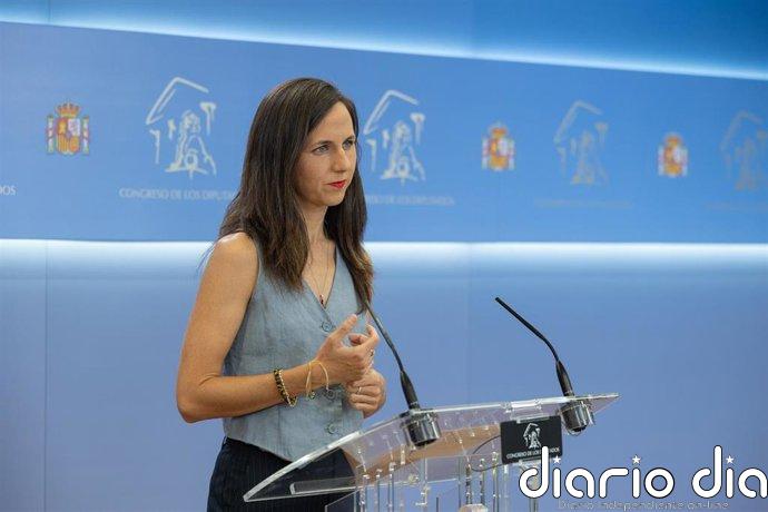 Belarra advierte de una vuelta al cole "durísima" ante la "brutal crisis de conciliación que vive este país"