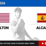 Ben Shelton - Carlos Alcaraz, en directo hoy: sigue el partido de US Open ATP