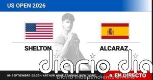 Ben Shelton - Carlos Alcaraz, en directo hoy: sigue el partido de US Open ATP