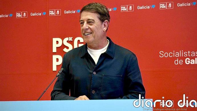 Besteiro justifica el pacto del gallego con el PP para "no perder el tiempo", aunque añade que el PSdeG "aspira a más"