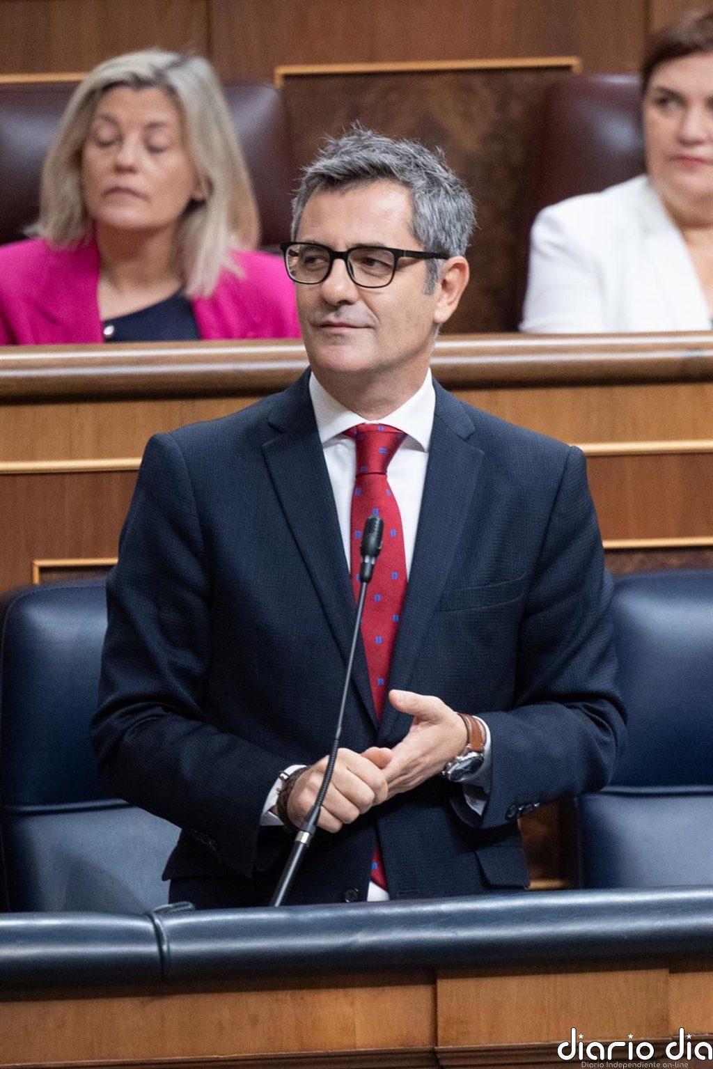 Bolaños acusa al CGPJ de ralentizar su queja contra Peinado para que tenga "impunidad"