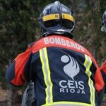 Bomberos del CEIS Rioja sofocan un incendio agrícola en Bañares