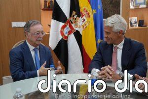 Borja Ochoa (Telefónica España) se reúne con el presidente de Ceuta, Juan Vivas, y apuesta por su conectividad