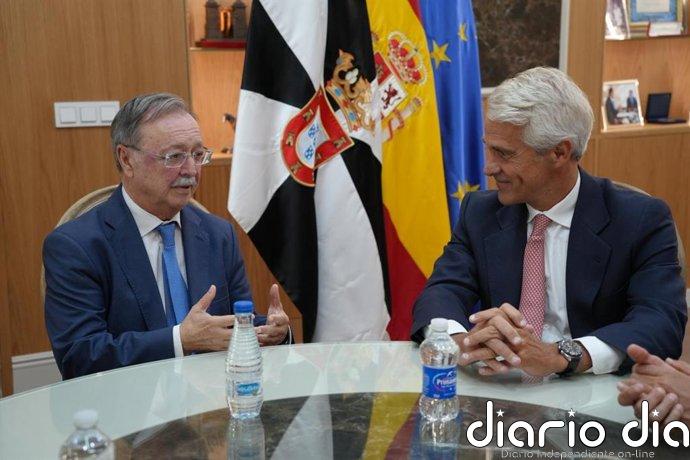 Borja Ochoa (Telefónica España) se reúne con el presidente de Ceuta, Juan Vivas, y apuesta por su conectividad
